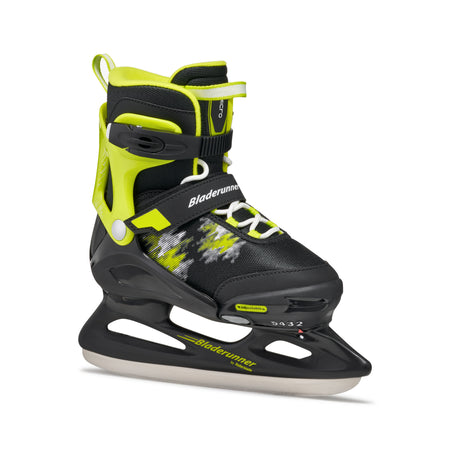 Micro ICE Jungen Kinderschlittschuh Schwarz/Limette
